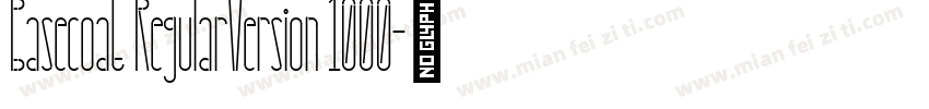Basecoat RegularVersion 1000字体转换